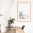 Wood Frame w/ Mat / 8x10 inches