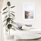 White Frame w/ Mat / 8x10 inches