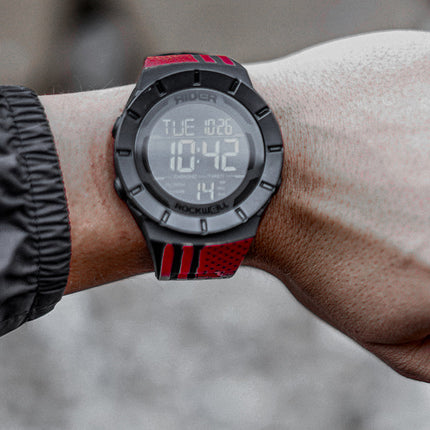 Coliseum Fit™ Assault - Red Edition (Phantom Black) Watch