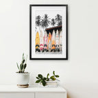 Black Frame w/ Mat / 8x10 inches