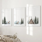 White Frame - w/ mat / 8x10 inches