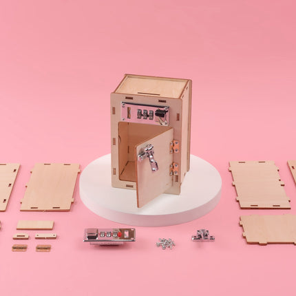 Combination Lock Box DIY Kit, Educational STEM Toy