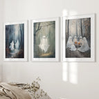 White Frame - w/ mat / 8x10 inches