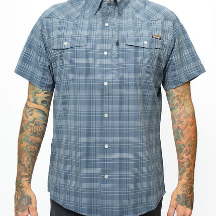 Deke SS Shirt - Dusty Royal