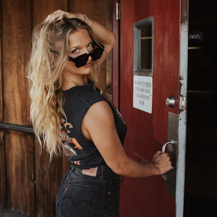 Lux Shades. Gloss Black. Polarized