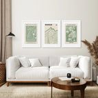 White Frame - w/ mat / 8x10 inches