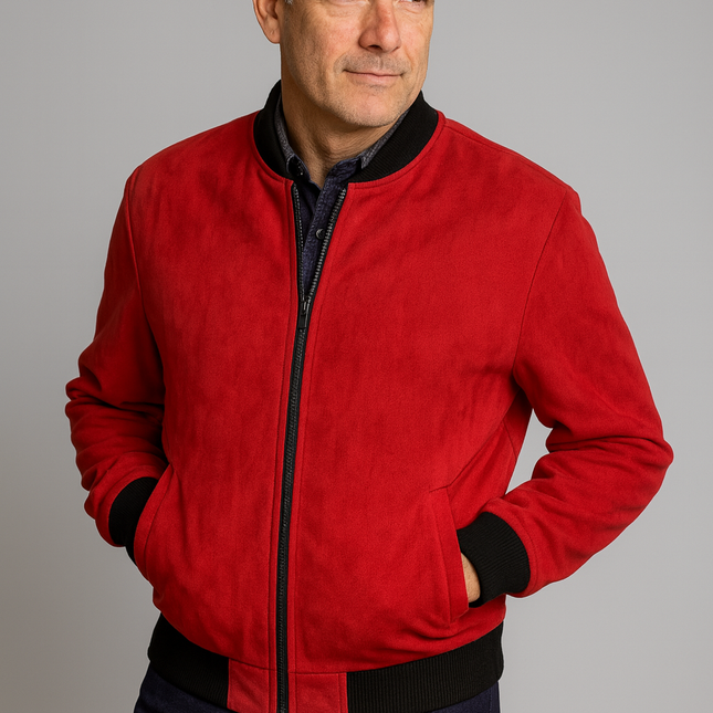 Baseball Jacket - Red