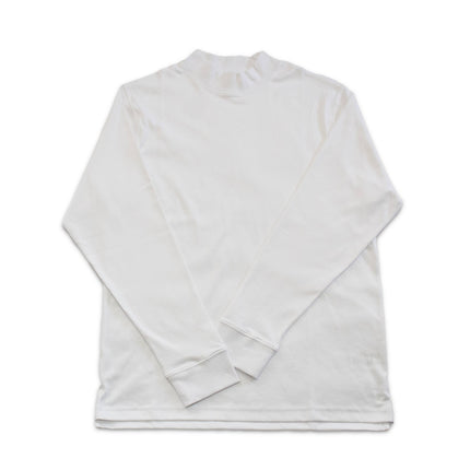 100% Pima Cotton Mock Neck Long Sleeve Shirt