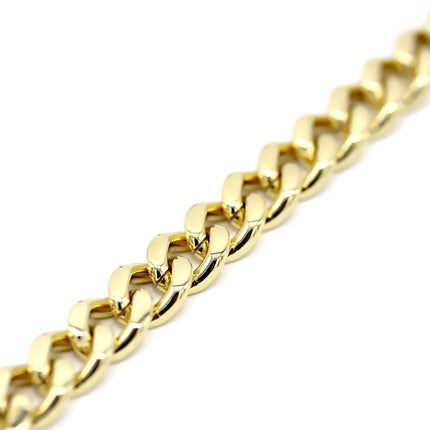 Miami Cuban Link Chain Bracelet 18k Gold Plated Stainless Steel Men Jewelry