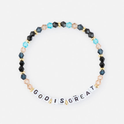 God is Great Letter Bracelet