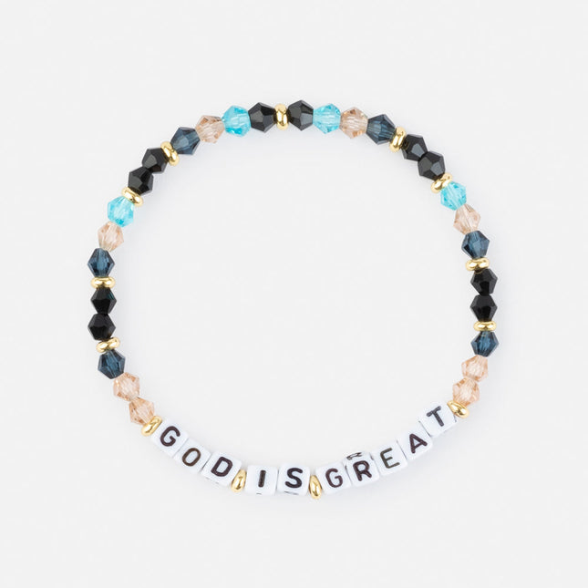 God is Great Letter Bracelet