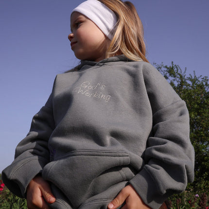 God's Still Working Kids Hoodie