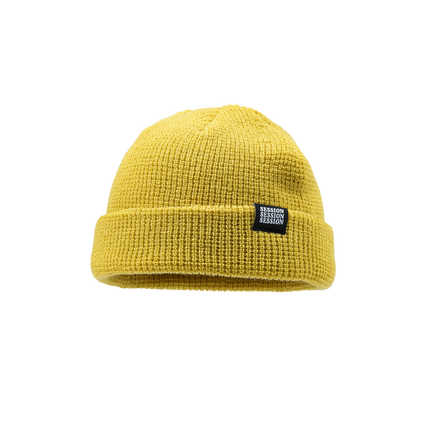 Acrylic Wool Beanie, Autumn Gold