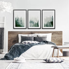 Black Frame - w/ mat / 8x10 inches