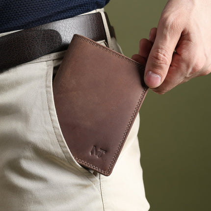 Buffalo Leather Men's Wallet - Vertical