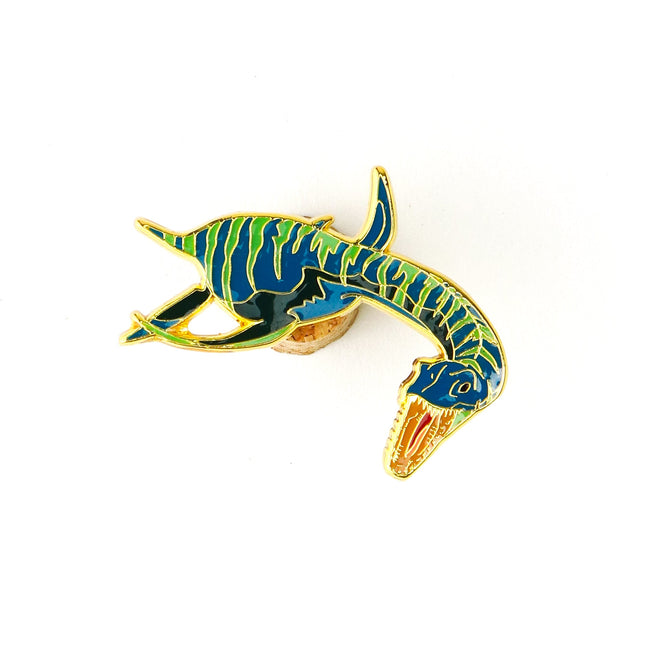 Plesiosaurus Enamel Pin (Plesiosaurus dolichodeirus)
