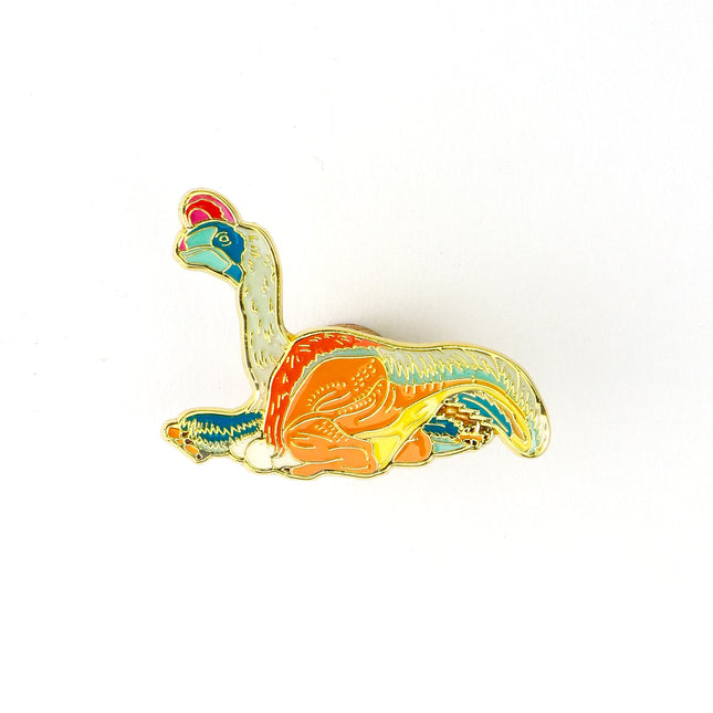 Oviraptor Enamel Pin (Oviraptor philoceratops)