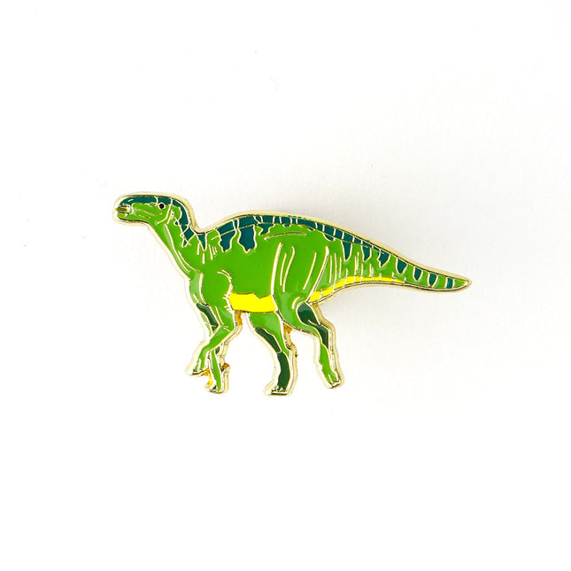 Iguanodon Enamel Pin (Iguanodon bernissartensis)