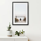 Black Frame w/ Mat / 8x10 inches