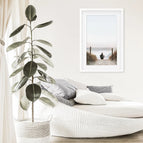 White Frame w/ Mat / 8x10 inches
