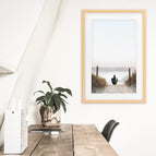 Wood Frame w/ Mat / 8x10 inches