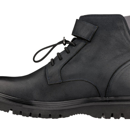 CALTO - K83116 - 3.2 Inches Taller (Dark Blue) - Casual Boots