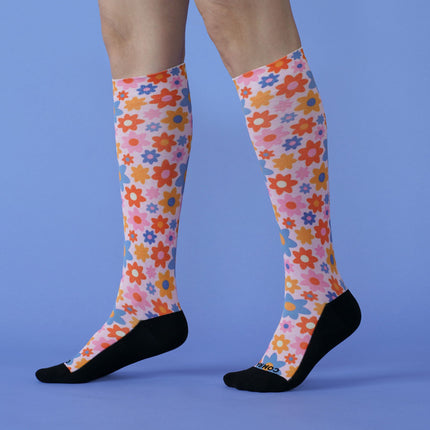 Cute Compression Socks – Floral