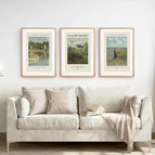Thin Wood Frame - w/ mat / 8x10 inches