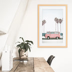 Wood Frame w/ Mat / 8x10 inches