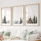 Thin Wood Frame - w/ mat / 8x10 inches
