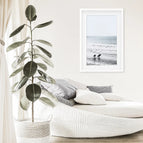 White Frame w/ Mat / 8x10 inches