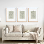 Thin Wood Frame - w/ mat / 8x10 inches