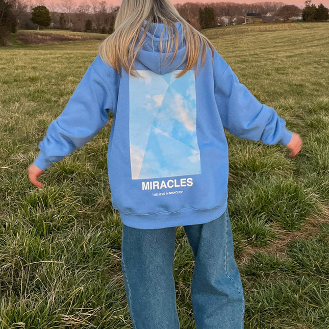 Miracles Blue Unisex Hoodie