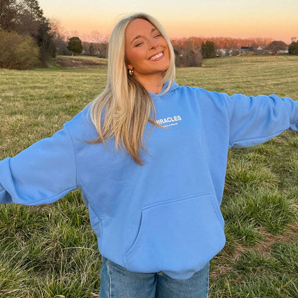 Miracles Blue Unisex Hoodie