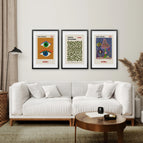 Black Frame - w/ mat / 8x10 inches