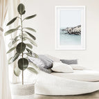 White Frame w/ Mat / 8x10 inches