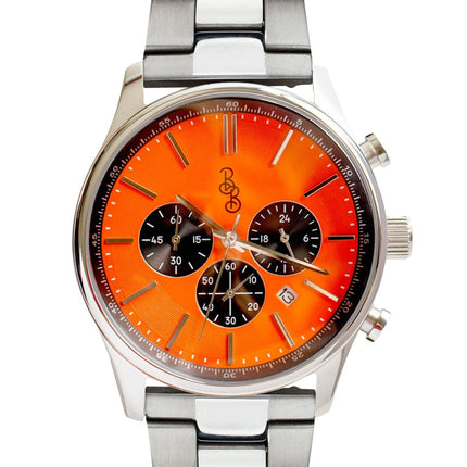 Orange and Black Chronograph