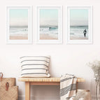 White Frame - w/ mat / 8x10 inches