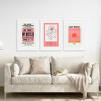White Frame - w/ mat / 8x10 inches