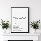 Black Frame / 8x10 inches
