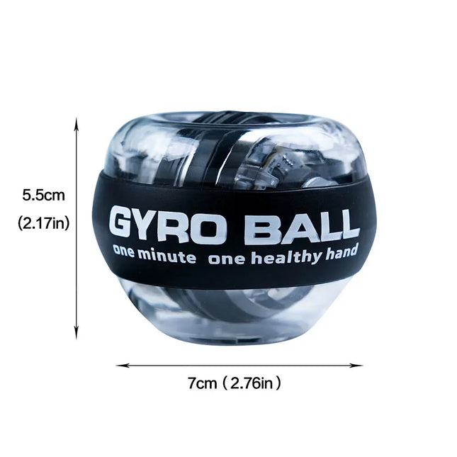 Self-Starting LED Gyro Ball for Hand and Wrist Strength