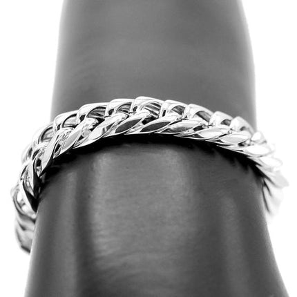 Miami Cuban Link Necklace Bracelet Stainless Steel Set