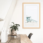 Wood Frame w/ Mat / 8x10 inches