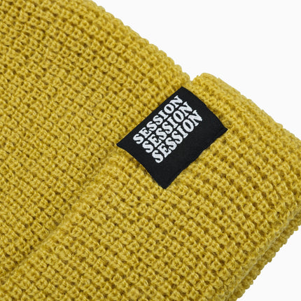 Acrylic Wool Beanie, Autumn Gold