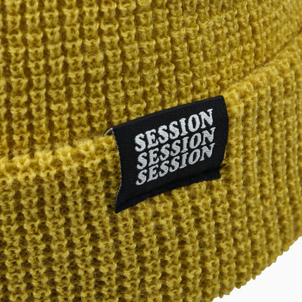 Acrylic Wool Beanie, Autumn Gold