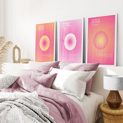 3 Piece Angel Numbers Series 111 222 333