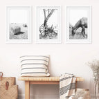 White Frame - w/ mat / 8x10 inches