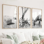 Wood Frame - no mat / 8x10 inches