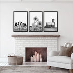 Black Frame - no mat / 8x10 inches