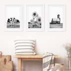 White Frame - w/ mat / 8x10 inches
